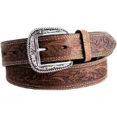 Ariat Mns blommor Emose Buckle Medium Brown 38