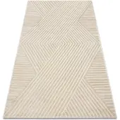 Rugsx Matta BALANCE 1503 taupe - Geometrisk, strukturell, glamour 120x170 cm