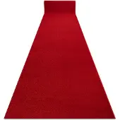 Rugsx Löpare KARMEL enkel karmin / röd 100 cm 100x140 cm