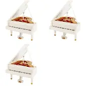 Melitt 3X Dansande Pianomusikdosa Nyårspresent Present Flickans Födelsedag Romantisk Present Musikdosa Heminredning