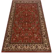 Rugsx Ullmatta KASHQAI 4362 200 prydnad rödvin / beige 240x340 cm