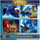 Masterpieces Polar Express 4-pack pussel 100 st