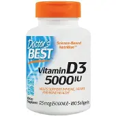 Doctors Best - Vitamin D3 Variationer 5000 IU - 180 softgels