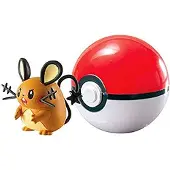 Pokémon Clip and Carry Dedenne med Poke Ball