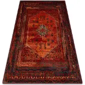 Rugsx Ullmatta OMEGA MISTIK röd 135x200 cm