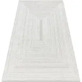 Rugsx Matta BALANCE 8788 grädde - Geometrisk, strukturell, glamour 160x220 cm