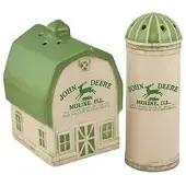 John Deere Logo Barn & Silo Salt/Pepper Set