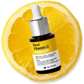 Mizon Real VitaminC Ampoule #15ml * 1pcs yellow