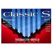 Thomastik -Infeld KF110 Klassiska gitarrstrngar: Classic S Series Rope Core Set With Chrome Steel E B G D A Plain Steel E