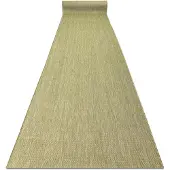 Rugsx Löpare SISAL SION, Melange Platt vävd grön 120cm 120x490 cm