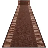 Rugsx Löpare anti-halk LINEA gum brun 67cm 67x500 cm