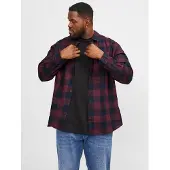 Jack & Jones Gingham Plus Size Skjorta Med Långa ärmar