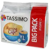 TASSIMO | Morning Café Mild & Smooth XL - 21 kapslar till