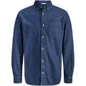 Jack & Jones Skjorta 'JJEBROOK' blå denim