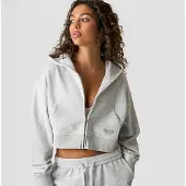 ICANIWILL Essence Kort Hoodie Grå
