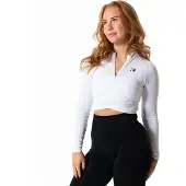 Relode Prime Zip Långärmad Tröja Vit