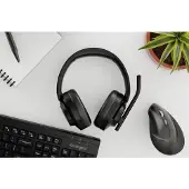 Kensington C3550 EQ - Headset - fullstorlek - Bluetooth - trådlös - aktiv brusradering - ljudisolerande - svart