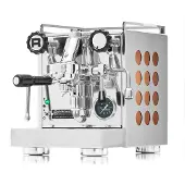 Rocket Appartamento kompakt espressomaskin Siebträger krom/koppar