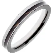 HAVU titanring med trä Luoto 18 silver 10184