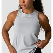 ICANIWILL High Neck Tank Top, Light Grey