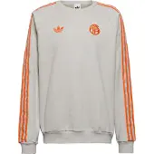 Adidas Bayern München Sweatshirt OG - Wonder Alumina/Vit/Orange - , storlek Large