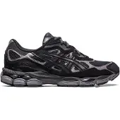 Asics unisex. 1201A789 Träningsskor Gel NYC svart (44), Karta, Nyckelband, Casual, Deportivo, Löpning, Multisport