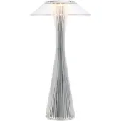 Kartell Bordslampa Space, Förkromad / silver, Vardagsrum / matsal, Syntetmaterial, Design, Bordslampa