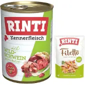 Rinti Kennerfleisch vildsvin 12 x 400 g