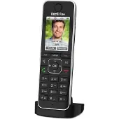 AVM FRITZ! FON C6 Black Edition Trådlös telefon VoIP Telefonsvarare, Babyphone, Handsfree, PIN-kod LCD Svart
