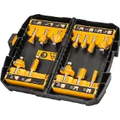 DeWalt DT90016-QZ - Handöverfräsbitsats - 12 delar - 8 mm