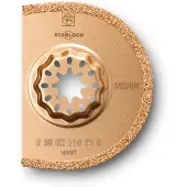 Fein 63502118230, Sågblad, Gipsskivor, Porös betong, Kakel, Karbid, 7,5 cm, 5 styck