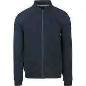 No-excess Väst ed Dragkedja Jacquard Navy örkblå Blå Storlek