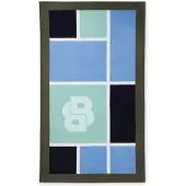 BOSS Cotton-velvet beach towel