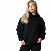 Relode Clean Oversized Hoodie - Svart
