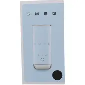 Smeg 50''s Style MFF02BLEU Svart, Automatisk mjölkskummare/värmare, Svart, Keramiska, 120 ml, 180 ml, Plast