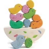 Tender Leaf Toys - Gungande Baby Birds - 12 Delar Balansleksak - STEM Leksak - Tidig Inlärning