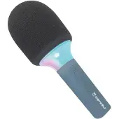 KIDYWOLF Kidywolf mikrofon Bluetooth med ljus ljusblå