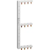 Hager KCF668L KCF668L fasskena 3+N-polig 3-radig 125mm vänster vertikal Phase busbar Brun, Blå 4-polig 1 st