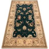 Rugsx Ullmatta POLONIA Loare ram emerald 200x300 cm