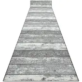 Rugsx Löpare anti-halk 120 cm Trä, styrelse grå 120x670 cm