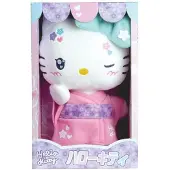 Jemini Fluffy Hello Kitty Kimono Kawai Rose Leksak