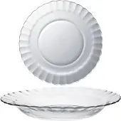 Duralex PICARDIE gili lėkštė skaidri 230 x 35 mm - 6 vnt