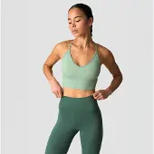 ICANIWILL Nimble Sport-BH Ljus Mossgrön
