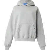 Nike Luvtröja Studio Fleece Oversized - Grå/Vit Dam, storlek Large