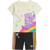 Adidas Originals Shortsset - Off White/Svart m. Care Bears - - 4 år (104) - Shorts