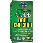 Garden of life , Vitamin Code, Rå Kalcium, 120 Vegetariska Kapslar