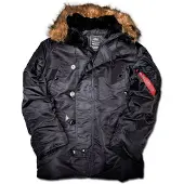 Alpha industries Vinterparkas 'N3B' svart