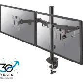 NeoMounts FPMA-D550DBLACK Monitor bordsfäste 25,4 cm (10) - 81,3 cm (32) Svängbar, Roterbar, Tiltbar, Justerbar i höjd Svart