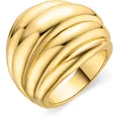 Luxenter Abalt-ring i 18 karat gult guld