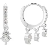 Luxenter Fáinní Zirconia Drithleacha le Críoch Airgid - Russa